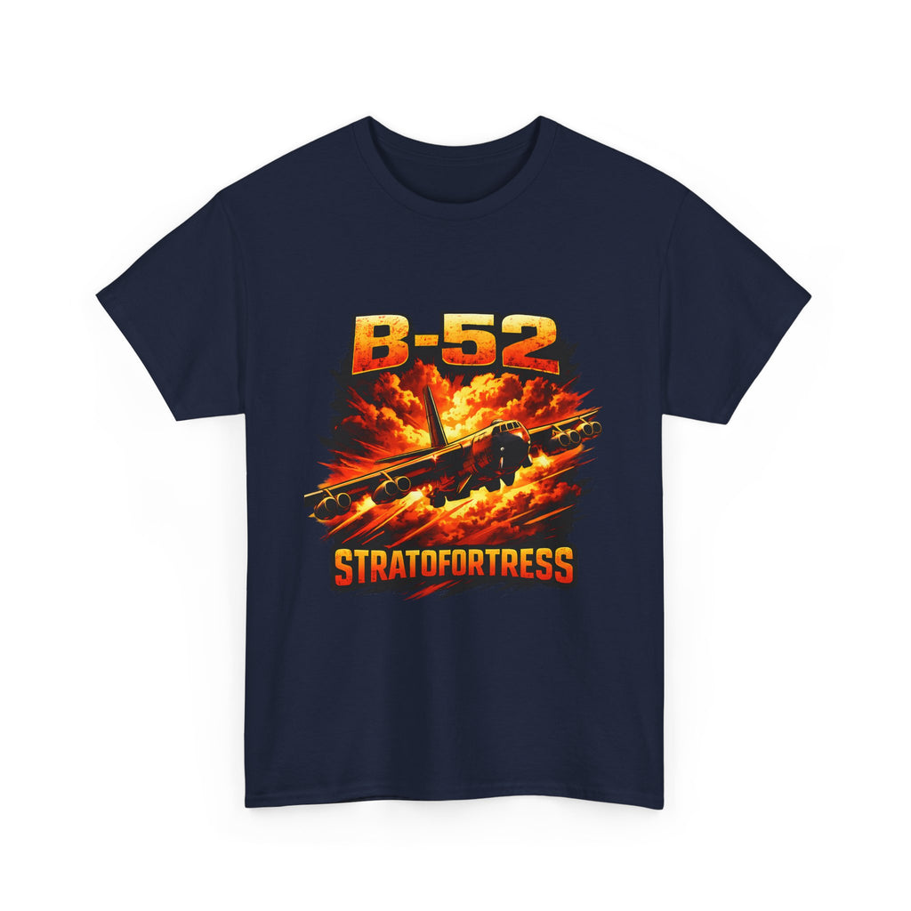 B-52 Stratofortress Graphic Tee — Vintage Military Bomber Shirt