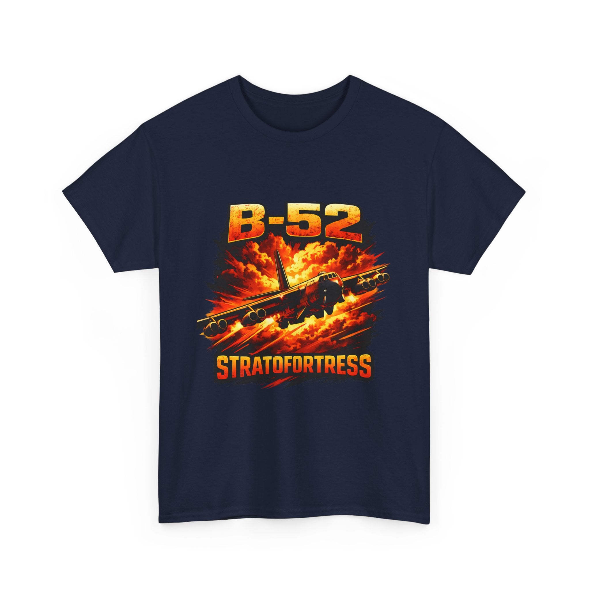 B-52 Stratofortress Graphic Tee — Vintage Military Bomber Shirt