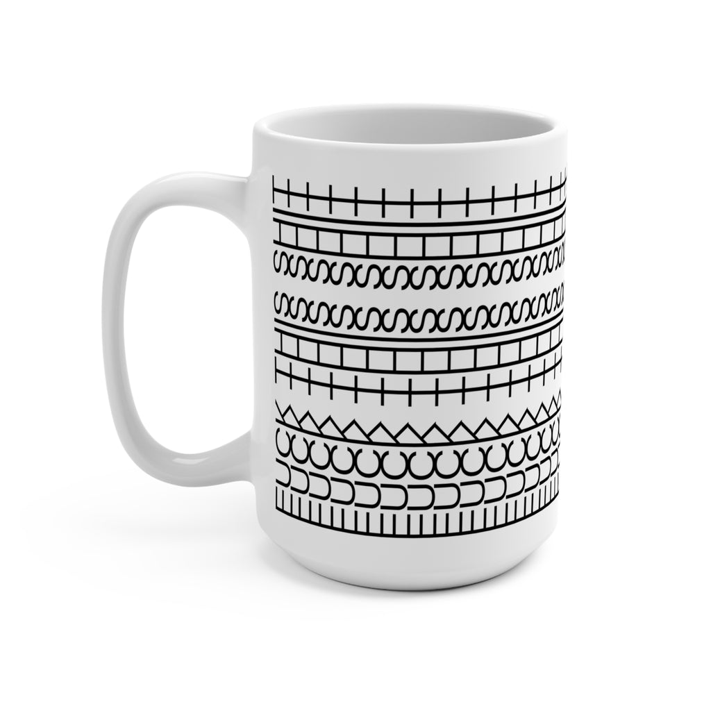15oz Ceramic Mug — Hidden Message Mug - Funny Swear Word Coffee Mugs For Coworkers, Friends, Family