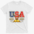 1980 And 2026 Hockey Vintage USA Champions T-Shirt - White
