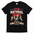 1776 National Champs Founding Fathers USA Patriotic T-Shirt - Black