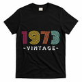 1973 Vintage Retro 50th 51st Birthday Gift T-Shirt - Black
