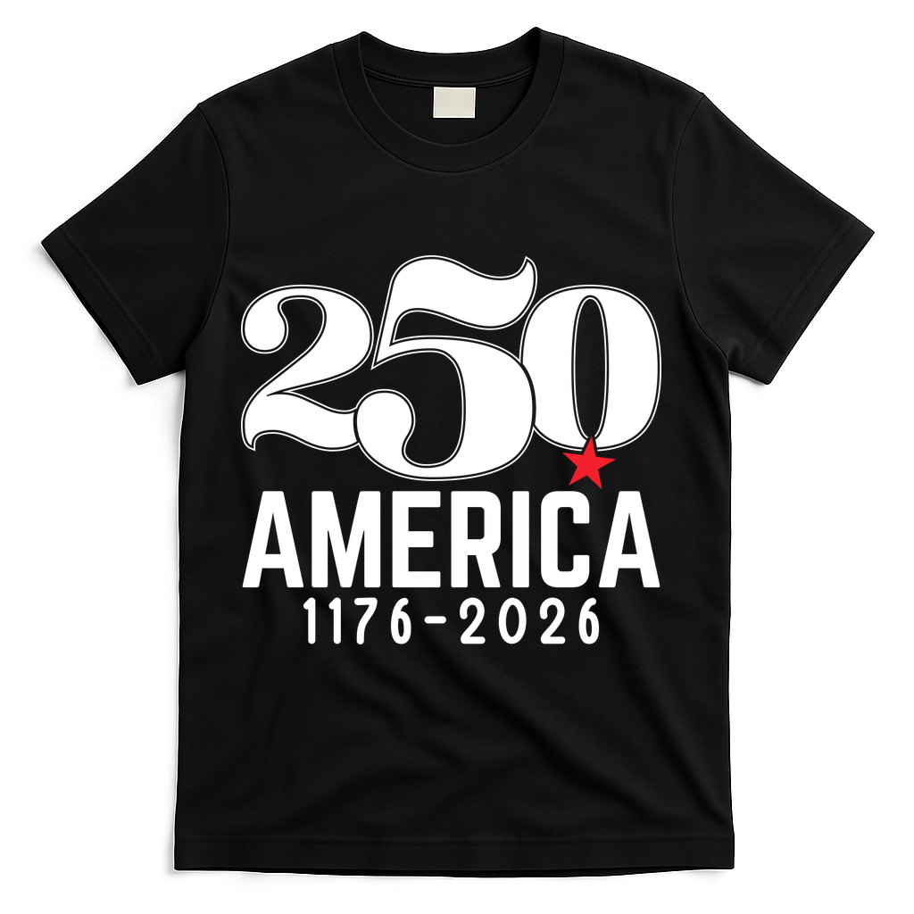 250 America 1776-2026 T-Shirt - Black