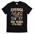 250 Years America 250th Anniversary Trump Washington T-Shirt - Black