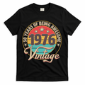 50th Birthday 50 Years Of Being Awesome 1976 Vintage  T-Shirt - Black