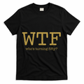 50th Birthday 50 Years Old - WTF Who's Turning Fifty T-Shirt - Black