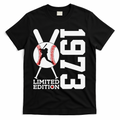 50th Birthday Baseball Limited Edition 1973 T-Shirt - Black