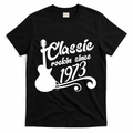50th Birthday Classic Rockin Since 1973 T-Shirt - Black