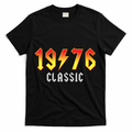 50th Birthday Classic 1976 Retro Rock Band T-Shirt - Black