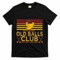 50th Birthday Funny Golf Old Balls Club Member T-Shirt - Black