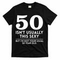 50th Birthday I Am Not Your Usual 50 Year Old Funny T-Shirt - Black
