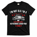 50th Birthday I'm Not Old I'm A Classic 1976 Custom Built High Performance Legendary Power T-Shirt - Black