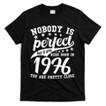 50th Birthday Nobody Is Perfect Born In 1976 You Are Pretty Close  T-Shirt - Black