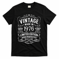 50th Birthday Vintage Made In 1976 Premium Quality Authentic Classic Birthday T-Shirt - Black