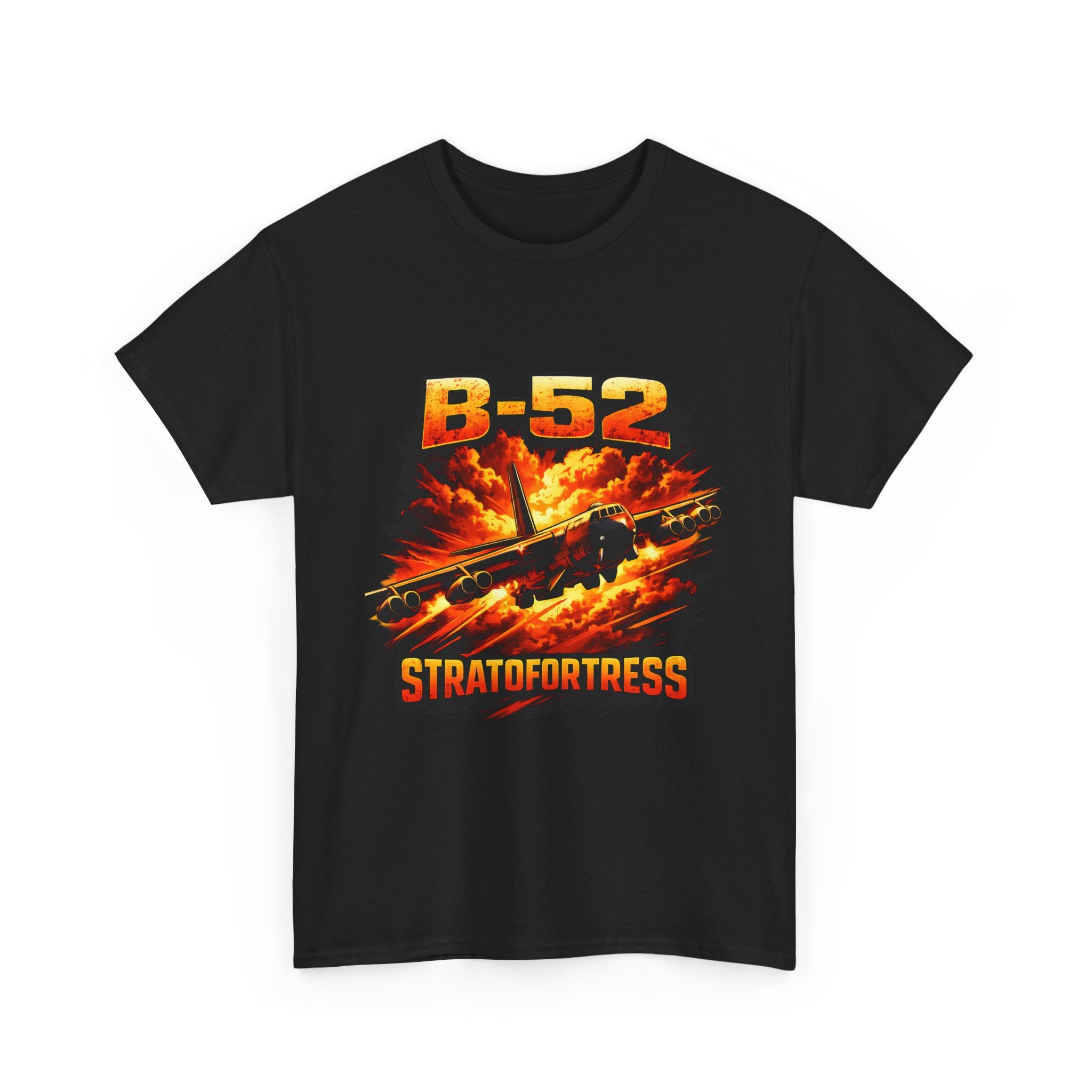 B-52 Stratofortress Graphic Tee — Vintage Military Bomber Shirt