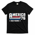 America 250 Years 250th Anniversary USA Birthday 1776 Vintage T-Shirt - Black