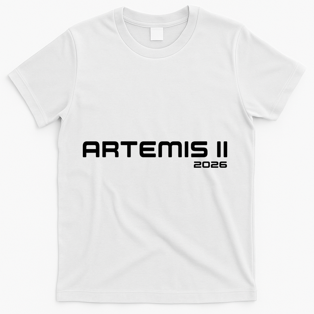 Artemis II 2026 T-Shirt - White