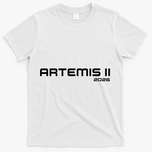Artemis II 2026 T-Shirt - White