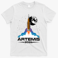 Artemis II 2026 Moon Mission T-Shirt - White
