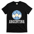 Argentina Soccer Fan Apparel T-Shirt - Black
