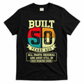 Built 50 Years Ago All Parts Original 50th Birthday T-Shirt - Black