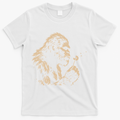 Bigfoot Blowing Wishes Funny Sasquatch Dandelion T-Shirt - White