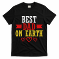Best Dad On Earth T-Shirt - Black