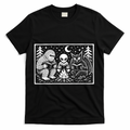 Book Lover Cryptid Club Reader Gift T-Shirt - Black