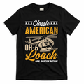 Classic American Hughes OH-6 Cayuse Loach Arm Aviation Action T-Shirt - Black