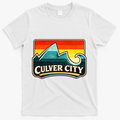 Culver City California Wave Retro T-Shirt - White