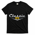 Classic Car Emblem 1976 50th Birthday T-Shirt - Black
