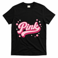 Cute Pink Bubble Logo T-Shirt - Black