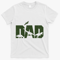 Dinosaur Dad Father's Day T-Shirt - White
