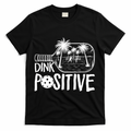 Dink Positive Tropical Pickleball T-Shirt - Black