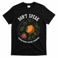 Don’t Speak Orange 90s Rock Vintage T-Shirt - Black