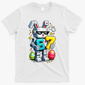 Easter Day Bunny Egg 6-7 Meme Gamer T-Shirt - White