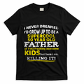 Funny 50th Birthday Gift For Father Dad From Fifty Year Great Gift T-Shirt - Black