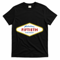 50th Birthday Las Vegas Fabulous fiftieth T-Shirt - Black