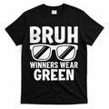 Field Day Team Spirit Bruh Winners Wear Green T-Shirt - Black
