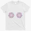 Funny Fourth Of July Fireworks T-Shirt - White