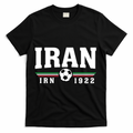 Iran Soccer Fan Vintage 1922 Tribute T-Shirt - Black
