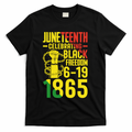 Juneteenth Celebrating Black Freedom 6-19-1865 T-Shirt - Black