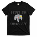 Level 50 Complete 50th Birthday T-Shirt - Black