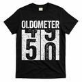 Oldometer 50 50th Birthday Shirt shirt T-Shirt - Black