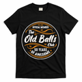Old Balls Club 50th Birthday Funny 50 Years Of Awesome 1973 T-Shirt - Black