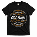 Old Balls Club 50th Birthday 50 Years Of Awesome T-Shirt - Black