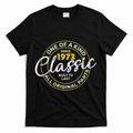 One Of A Kind Since 1973 Classic 50th Birthday T-Shirt - Black