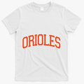 Orioles Retro Name Sports Gift T-Shirt - White