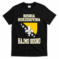 Proud Bosnia Dragon HAJMO BOSNO Country Favorite Cheer Game T-Shirt - Black
