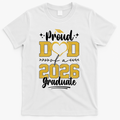Proud Dad Of A 2026 Graduate Senior Grad T-Shirt - White